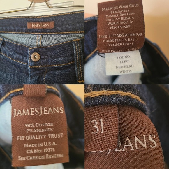 James Jeans Neo Beau Boyfriend Jeans Distresseed - Picture 5 of 5
